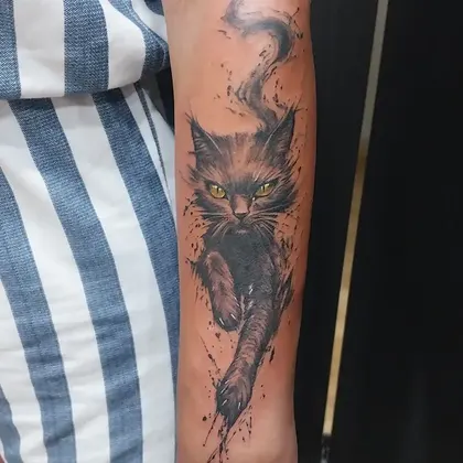 Gato de tinta