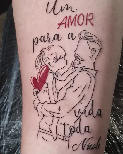 Abrazo de una línea